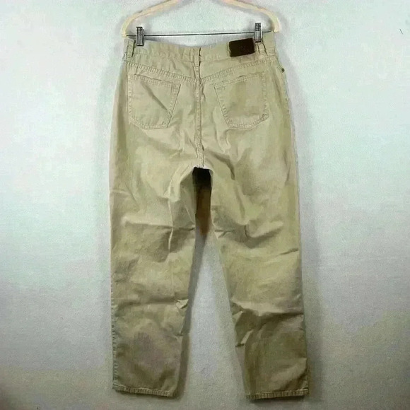 Lauren Jeans Co. Women’s Jeans Size 12 Tan Straight Leg - Picture 2 of 10